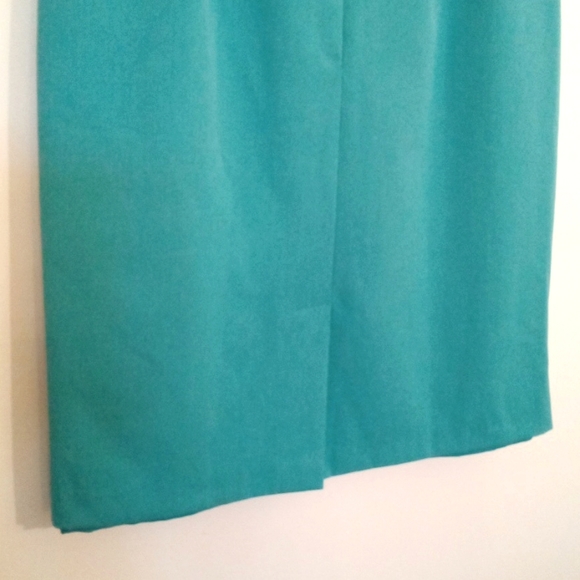 Seasons Collection Turquoise Pencil Skirt - Picture 9 of 9